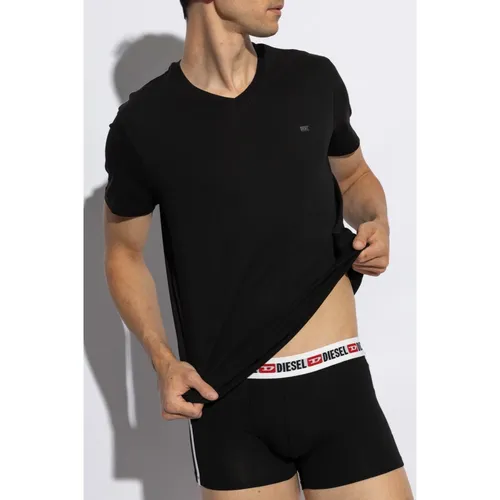 Diesel - Tops > T-Shirts - Black - Diesel - Modalova