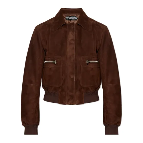 Jackets > Leather Jackets - - Tom Ford - Modalova
