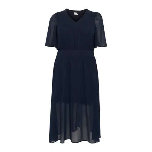 Dresses > Day Dresses > Midi Dresses - - Kaffe Curve - Modalova
