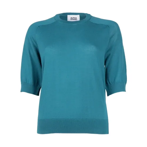 Knitwear > Round-neck Knitwear - - Alpha Studio - Modalova