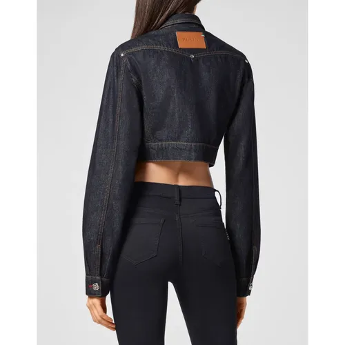 Jackets > Denim Jackets - - Philipp Plein - Modalova