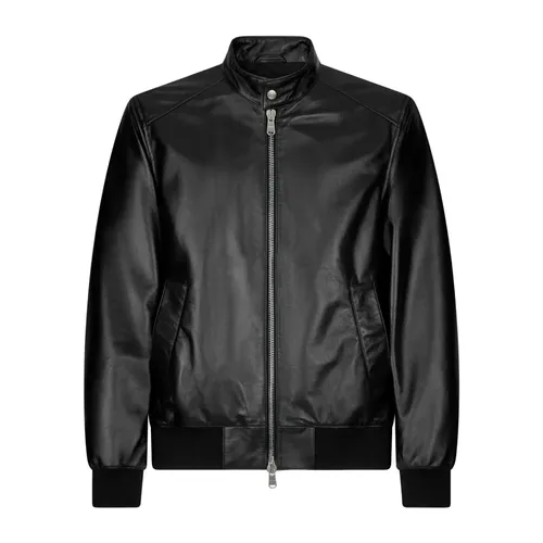 Jackets > Leather Jackets - - Dondup - Modalova