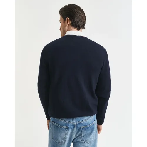 Knitwear > V-neck Knitwear - - Gant - Modalova