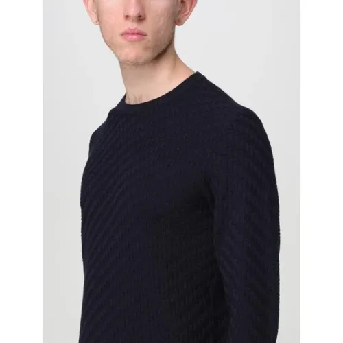 Knitwear > Round-neck Knitwear - - Emporio Armani - Modalova
