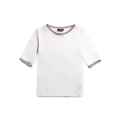 Fay - Tops > T-Shirts - White - Fay - Modalova