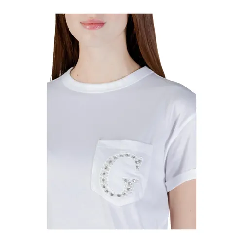 Guess - Tops > T-Shirts - White - Guess - Modalova