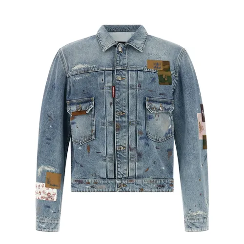 Jackets > Denim Jackets - - Dsquared2 - Modalova