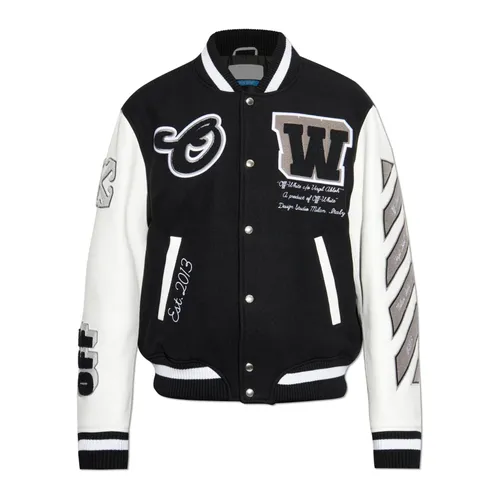 Jackets > Bomber Jackets - - Off White - Modalova