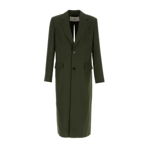 Coats > Single-Breasted Coats - - Ami Paris - Modalova