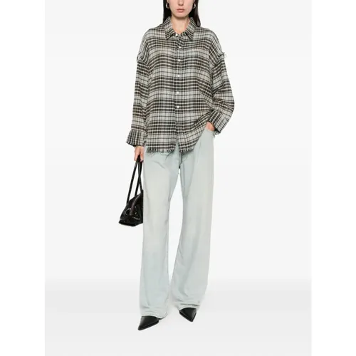 R13 - Jeans > Wide Jeans - Blue - R13 - Modalova