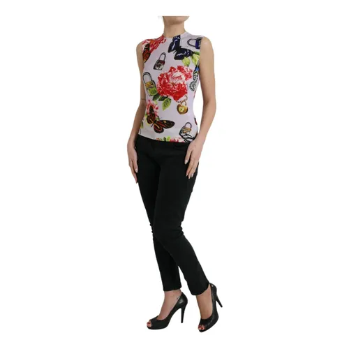 Tops > Sleeveless Tops - - Dolce & Gabbana - Modalova