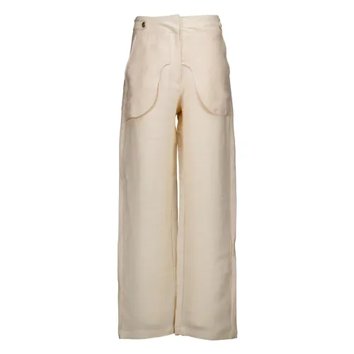Trousers > Wide Trousers - - Munthe - Modalova
