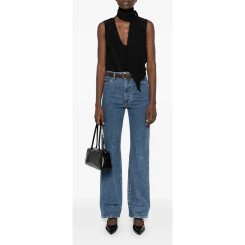 Jeans > Straight Jeans - - Khaite - Modalova