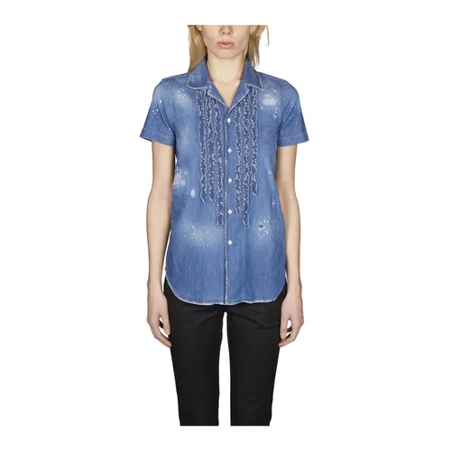 Blouses & Shirts > Denim Shirts - - Dsquared2 - Modalova