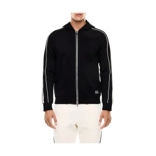Sweatshirts & Hoodies > Zip-throughs - - Emporio Armani EA7 - Modalova