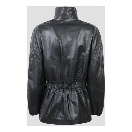 Jackets > Leather Jackets - - The Frankie Shop - Modalova