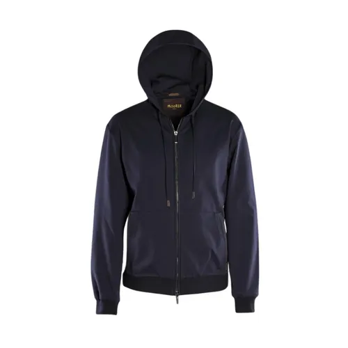 Sweatshirts & Hoodies > Zip-throughs - - Moorer - Modalova