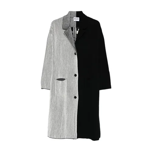 Coats > Single-Breasted Coats - - Moschino - Modalova