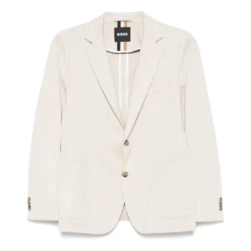 Hugo - Jackets > Blazers - Beige - Hugo - Modalova