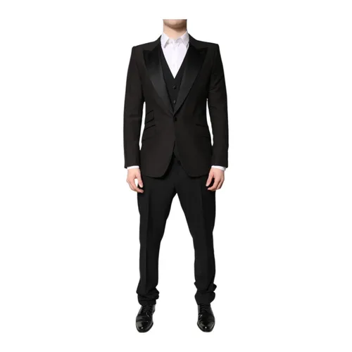 Suits > Suit Sets > Single Breasted Suits - - Dolce & Gabbana - Modalova
