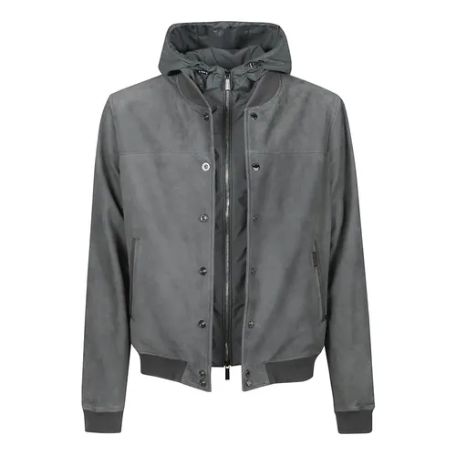 Jackets > Leather Jackets - - Moorer - Modalova