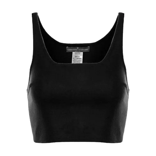Tops > Sleeveless Tops - - Ermanno Scervino - Modalova