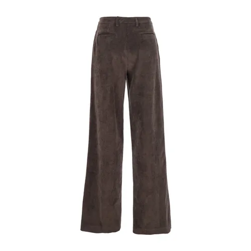 Trousers > Wide Trousers - - Plain - Modalova