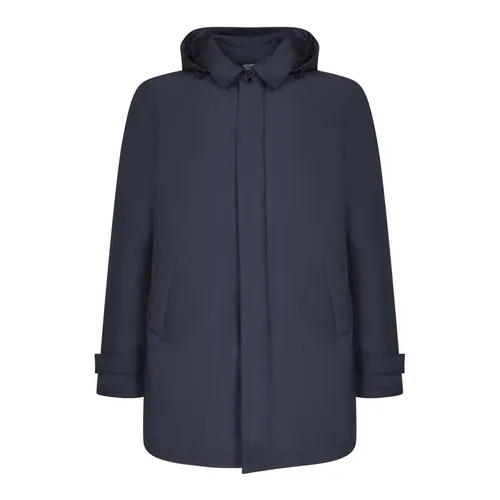 Herno - Coats > Parkas - Blue - Herno - Modalova