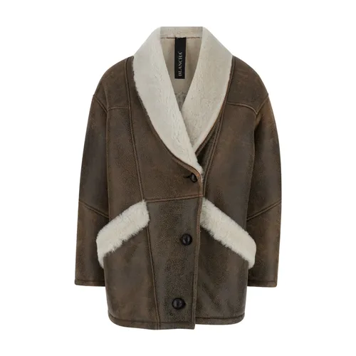 Jackets > Faux Fur & Shearling Jackets - - Blancha - Modalova