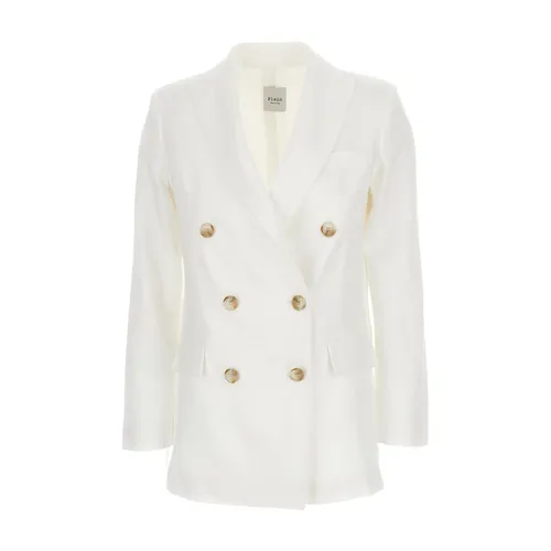 Plain - Jackets > Blazers - White - Plain - Modalova