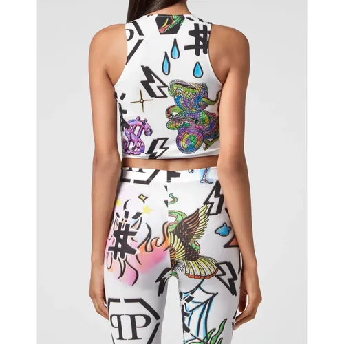 Tops > Sleeveless Tops - - Philipp Plein - Modalova