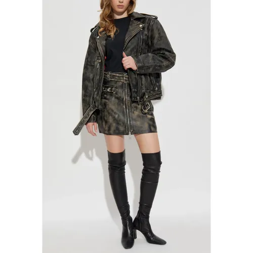 Jackets > Leather Jackets - - Gestuz - Modalova
