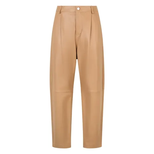 Trousers > Leather Trousers - - RED Valentino - Modalova