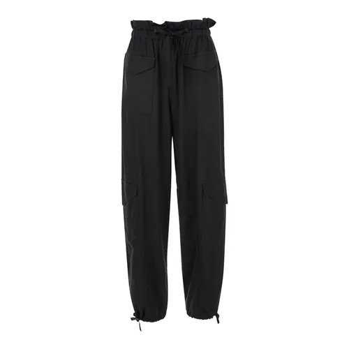 Trousers > Wide Trousers - - Ganni - Modalova