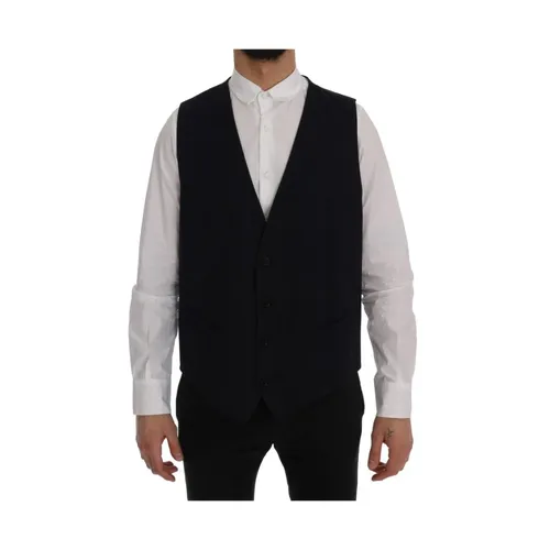 Suits > Suit Vests - - Dolce & Gabbana - Modalova