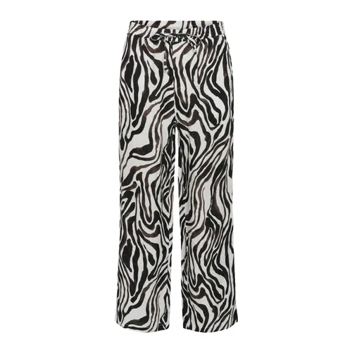 Trousers > Wide Trousers - - Cream - Modalova