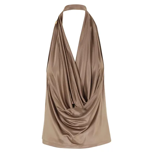 Tops > Sleeveless Tops - - Elisabetta Franchi - Modalova