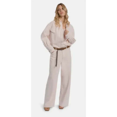 Trousers > Wide Trousers - - Dondup - Modalova