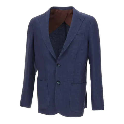 Barba - Jackets > Blazers - Blue - Barba - Modalova