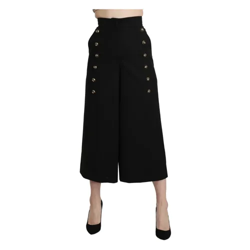 Trousers > Cropped Trousers - - Dolce & Gabbana - Modalova