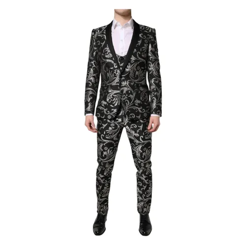 Suits > Suit Sets > Single Breasted Suits - - Dolce & Gabbana - Modalova