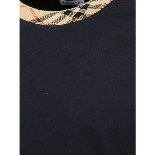 Burberry - Tops > T-Shirts - Blue - Burberry - Modalova