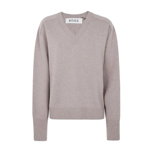 Knitwear > V-neck Knitwear - - Róhe - Modalova