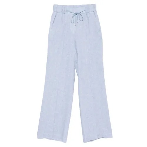 Trousers > Wide Trousers - - Peserico - Modalova