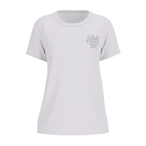 Guess - Tops > T-Shirts - White - Guess - Modalova