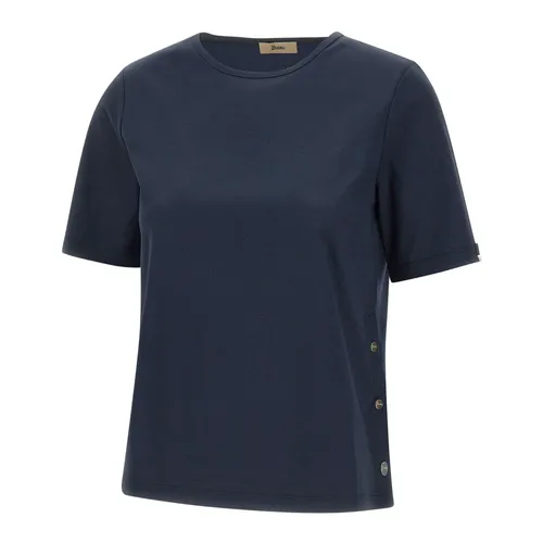 Herno - Tops > T-Shirts - Blue - Herno - Modalova