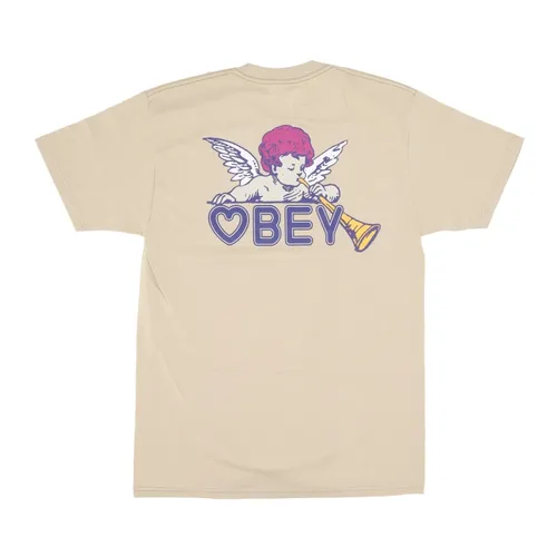 Obey - Tops > T-Shirts - Beige - Obey - Modalova