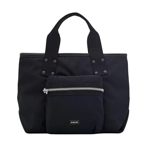 Sacai - Bags > Tote Bags - Black - Sacai - Modalova