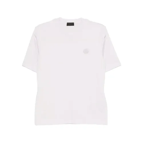 Moncler - Tops > T-Shirts - Pink - Moncler - Modalova