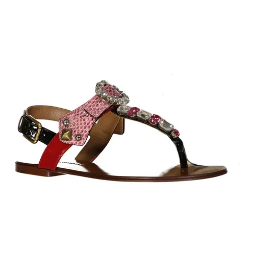 Shoes > Sandals > Flat Sandals - - Dolce & Gabbana - Modalova